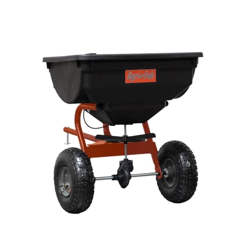 Agri Fab Tow Behind Broadcast Spreader For Seed And Fertilizer 85 Lb