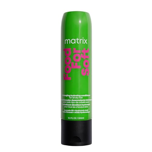MATRIX Food For Soft Hydrating Conditioner For Dry and Brittle Damaged Hair - Moisturizes, Softens & Smooths, With Avocado Oil & Hyaluronic Acid, Vegan, 10.1 Fl Oz