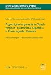 Propositionale Argumente im Sprachvergleich / Propositional Arguments in Cross-Linguistic Research: Theorie und Empirie / Theoretical and Empirical Issues (Studien zur deutschen Sprache 84)