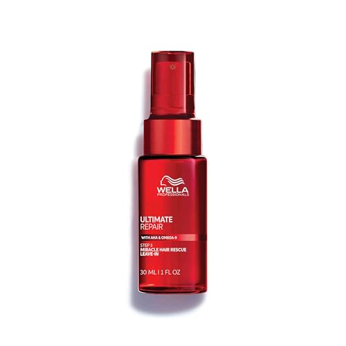 Wella Professionals ULTIMATE REPAIR Miracle Hair Rescue for Damaged Hair | Luxury Leave-In Treatment | Long-Lasting Repair & Protection | For All Hair Types | 1 Fl Oz - Packaging May Vary