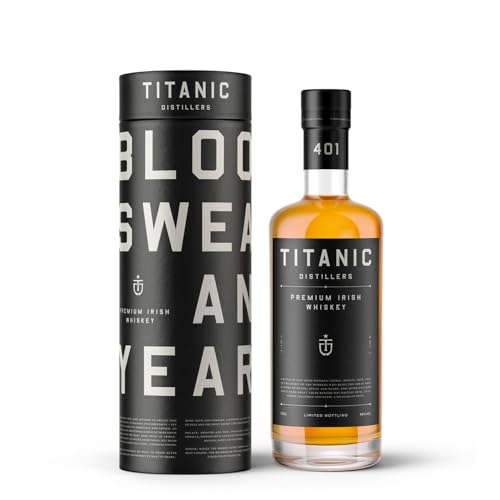 🔥 STARKER PREIS (-56%) Titanic Distillers Premium Irish Whiskey, 700 ml, 40% Alkoholgehalt, Flüssig, Eiche gereift