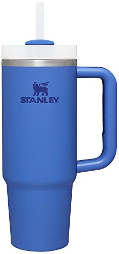 Stanley Quencher H2.0 Tumbler with Straw 30 oz | Flowstate 3-Position Lid | Cup Holder Compatible for Travel | Insulated Stainless Steel Cup | BPA-Free | Iris