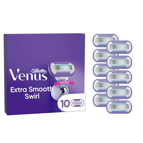 (-36%) Gillette Venus Extra Smooth Swirl, 10 Original Rasierklingen, Lila