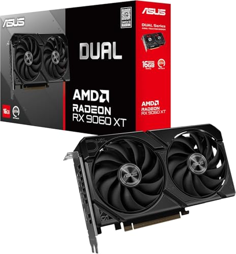 (-14%) ASUS Dual Radeon RX9060XT 16G GDDR6 Gaming Grafikkarte