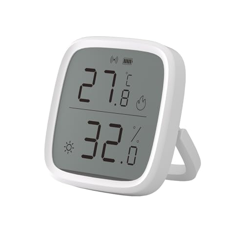(-60%) SONOFF SNZB-02D Zigbee Temperatur- und Feuchtigkeitssensor,Zigbee LCD Smart Thermometer Hygrometer,Zigbee Hub Erforderlich,Temperature Humidity Sensor Kompatibel mit Alexa/Google Home/Home Assistant