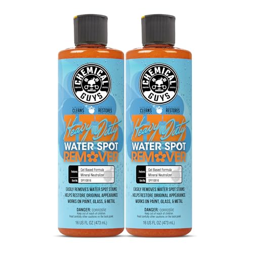 Chemical Guys SPI1081602 Heavy Duty Water Spot Remover, Safe for Cars, Trucks, Motorcycles, RVs, Home, Office & More, (2 Pack) 16 fl oz