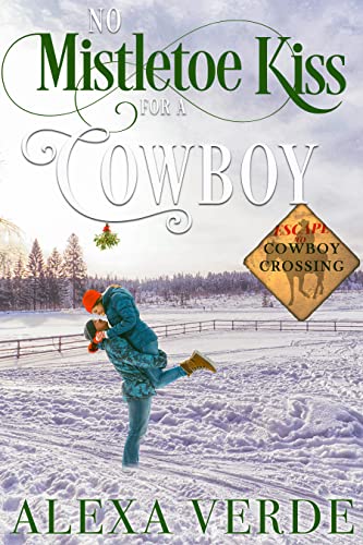 No Mistletoe Kiss for a Cowboy book cover