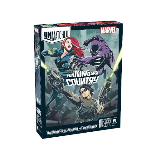 Unmatched: Marvel - for King and Country - Strategy Fighting Superhero Game for Family, Teens & Adults by Restoration Games