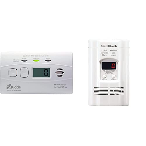 Kidde Nighthawk Plug-In Carbon Monoxide and Explosive Gas Alarm Easy Installation Protect yourself