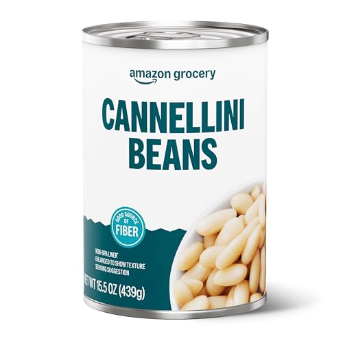 Amazon Grocery, Canned Cannellini Beans, 15.5 Oz (Previously Amazon Fresh, Packaging May Vary)