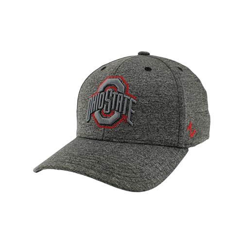 ZHATS Men's Standard NCAA Officially Licensed Hat Somber Fog, Heather Gray