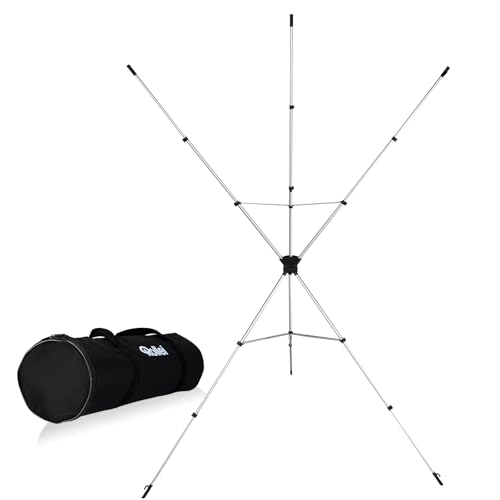 🔥 STARKER PREIS (-40%) Rollei X-Drop Hintergrund Ständer Passend für X Drop Hintergründe Fotografie in den Größen 2,1 x 1,5 m/3,0 x 1,5 m für Fotostudio Portrait Produktfotografie Indoor & Outdoor (Mitgelieferter Tasche)