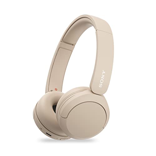 Sony WH-CH520 Wireless Bluetooth Headphones on Ear with Mic, Up to 50Hrs Battery, Quick Charge, DSEE Upscale, Multipoint Connectivity, Voice Assistant