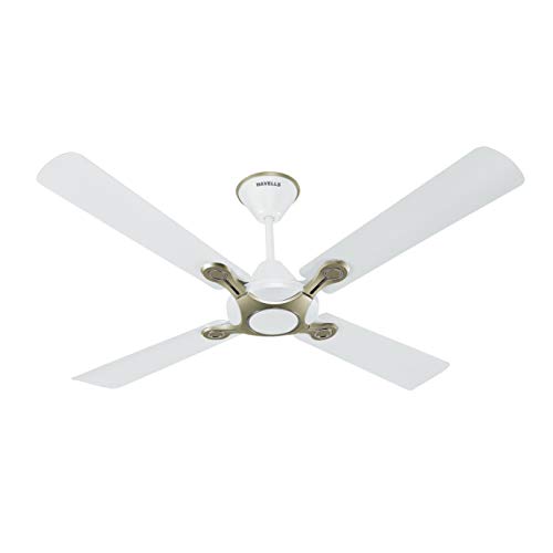 Havells 1200mm Leganza ES 4B Ceiling Fan | Best fan in 4 Blade, Premium Finish Deco. Fan, High Air Delivery | Energy Saving, 100% Pure Copper Motor, 2