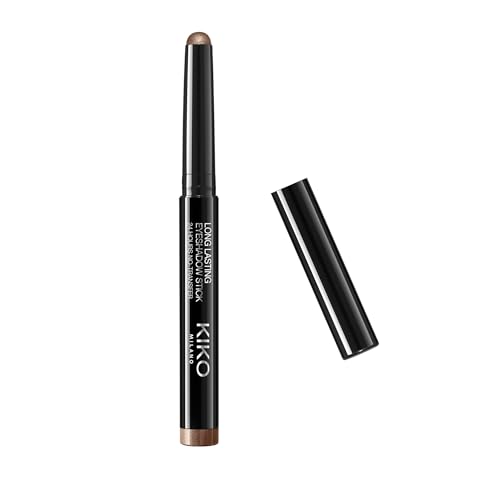 KIKO Milano Long Lasting Eyeshadow Stick – 24-Hour Wear, Transfer-Proof, Creamy Blendable Formula with Argan Oil, No-Transfer, Easy Application – 05 Golden Brown – 1.64g