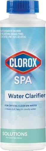 Clorox® Pool&Spa™ Spa Water Clarifier, For Crystal Clear Spa Water, Clears Dull, Hazy or Cloudy Water, 16 Ounce (Pack of 1)