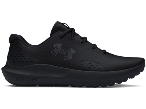 Under Armour Men's Charged Surge 4, (002) Black/Black/Black, 12, US