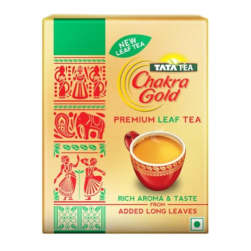 Tata Tea Chakra Gold Premium Leaf, Rich Aroma & Taste, Black Tea With Leaf, 250 gram