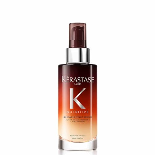 (-43%) Kérastase Nutritive, Nachtserum für normales bis leicht trockenes Haar, Pflegend und glättend für mehr Glanz und Geschmeidigkeit, Ohne Parabene, 8H Magic Night Serum, 90 ml