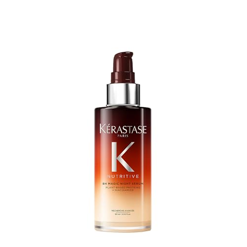Kerastase Nutritive 8H Magic Night Serum - Overnight Treatment for Dry Hair, Enhances Shine, Anti-Frizz, With Plant-Based Proteins