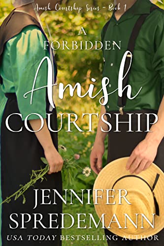 A Forbidden Amish Courtship book cover