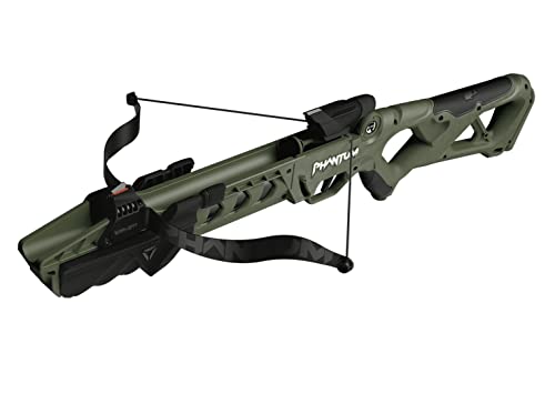 BARNETT Phantum Series Suction Crossbow, Pump Action Suction Dart Crossbow Flies Over 30 Feet, Safe Indoors & Out, Ages 12+, Full Size, OD Green