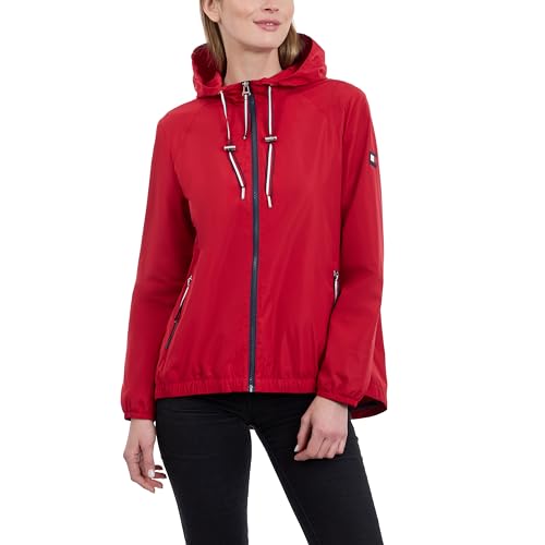 Tommy Hilfiger Women's OW windbreaker,Red, XL
