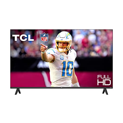 TCL 40-Inch Class S3 1080p LED Smart TV with Roku TV (40S350R, 2023 Model), Compatible with Alexa, Google Assistant, and Apple HomeKit Compatibility, Streaming FHD Television,Black