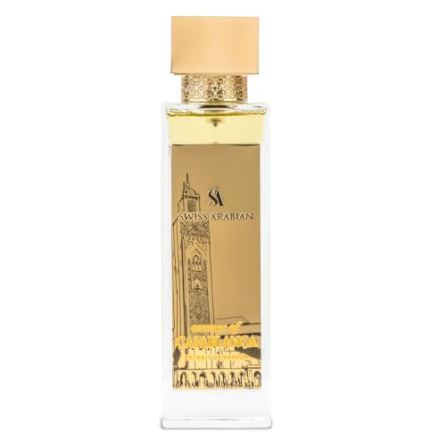 Swiss Arabian Essence of Casablanca - Arabian Perfumes for Women and Men - Long Lasting Extrait de Parfum - Fruity, Amber, Musk Perfume - 3.4 oz