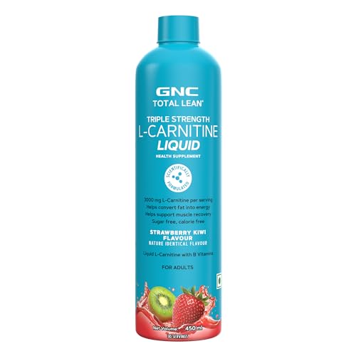 GNC Liquid L-Carnitine 3000mg | Triple Strength Formula | Converts Fat to Energy & Supports Lean Muscle | Fast-Acting for Weight Loss & Recovery | 100