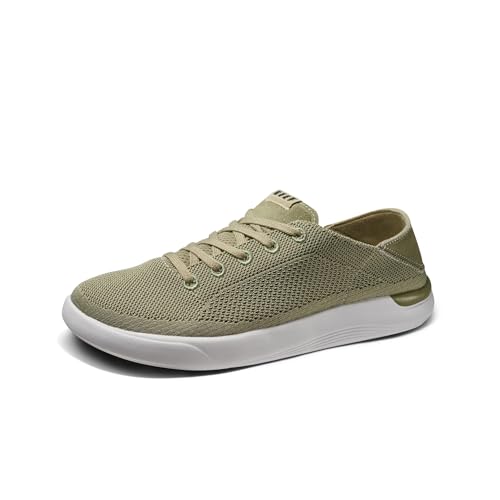 REEF Swellsole Neptune Mens Shoe, Lightweight & Breathable, Memory Foam Footbed, Fold Down Heel, Elm, 11