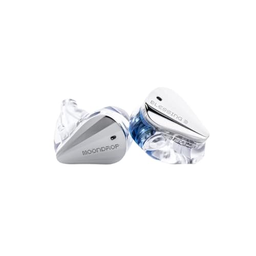 Moondrop Blessing 3 in-Ear Earphones 2DD+4BA Hybrid Triple-Range Frequency Division in-Ear Monitors 0.78-2pin IEM Earbuds