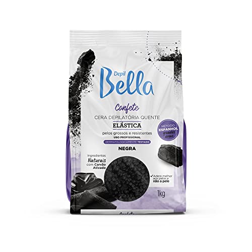 Confete Elástica Negra Depil Bella