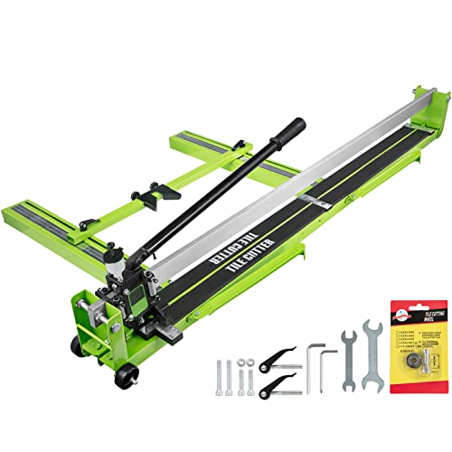 (-28%) VEVOR Manueller Fliesenschneider 1200 mm (47 Zoll) für Boden- & Wandfliesen aus Porzellan/Keramik – Inkl. Laserführung & Zusatz-Schneidrad