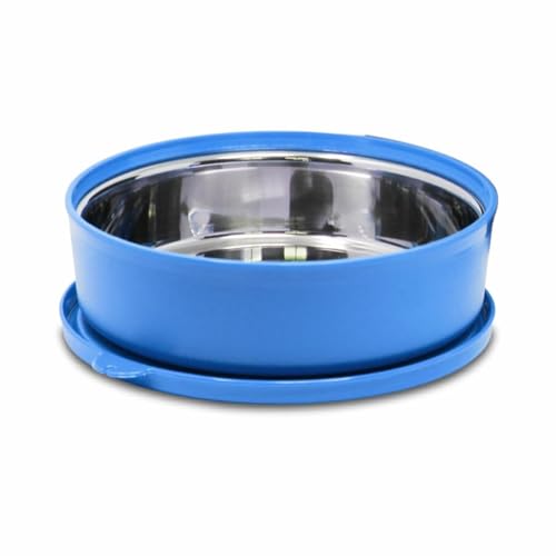 Monarch Stainless Steel Big Storage Container | Airtight & Leakproof | Microwave Safe | Preserves Freshness & Aroma | Best for School, Office, Picnics