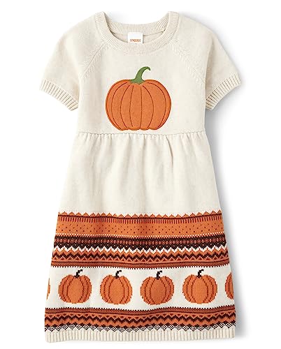 Gymboree girls Short Sleeve Dresses,Pumpkin,6