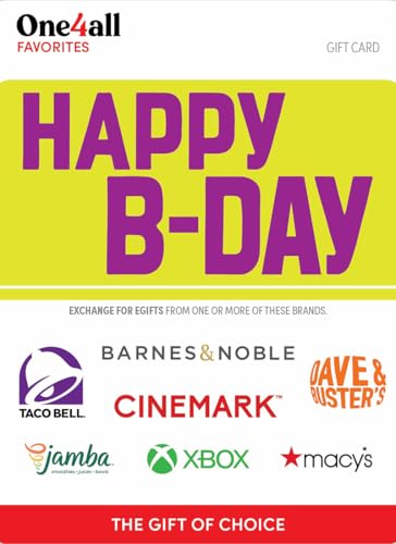 Multi-Brand Choice Cards OC Happy B-Day Gift Card