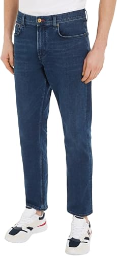 ⚡ BLITZDEAL (-80%) Tommy Hilfiger Herren Jeans Hose Regular Straight Fit, Blau (Bridger Indigo), 29W/34L