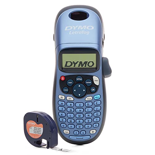 Dymo LetraTag LT-100H Handheld Label Maker | ABC Keyboard Label Printer with Easy-to-Use...