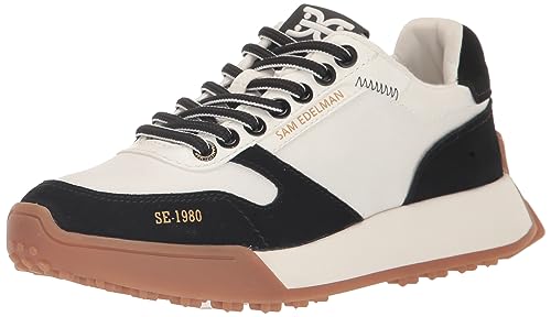 Sam Edelman Layla Sneaker Black/White 7 Medium
