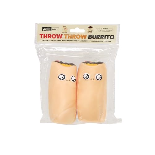 Exploding Kittens Double Burrito Replacement 2-Pack 2-6 Players - Ages 7+ - 15 Minutes to Play - Party & Family Card Games for Kid & Adults