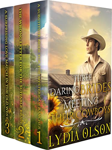 Three Daring Brides Meeting Their Cowboys book cover