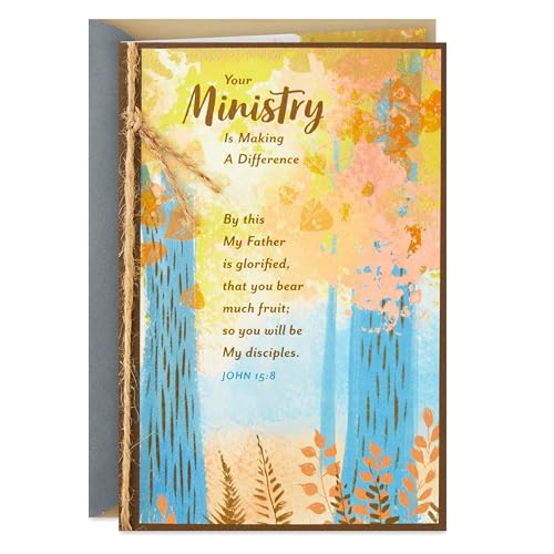 Dayspring Religious Thank You Card for Minister (Making a Difference) for Clergy Appreciation Day, Encouragement, Birthday