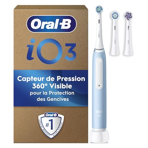 Oral-B iO Series 3 Elektrische Zahnbürste, Hellblau