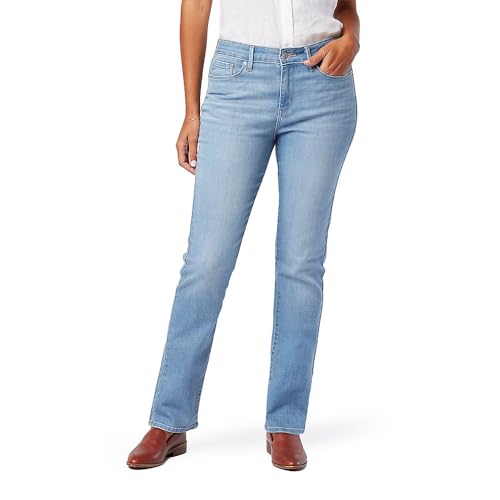 Levi Strauss Signature Gold Women's Modern Straight Jeans Mid-Rise Stretch Denim (Available in Plus Size), Midsummer, 10