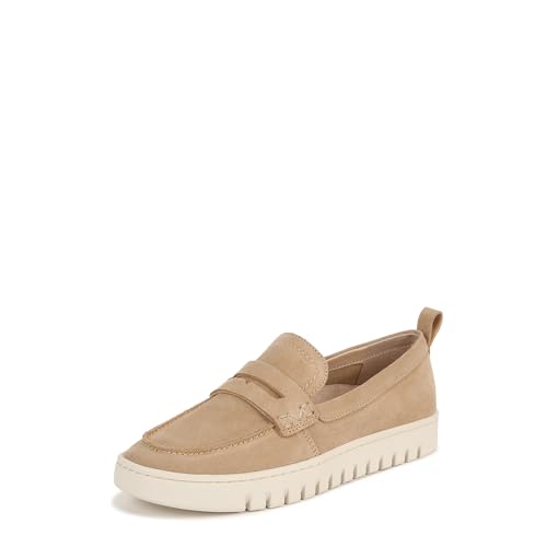 Vionic Women's Uptown Loafer, Sand Suede, 6 Wide