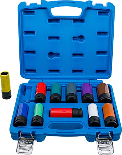 (-42%) BGS 74254 | Kraft-Schoneinsatz-Satz | SW 15-27 mm | Spezial-Radschrauben
