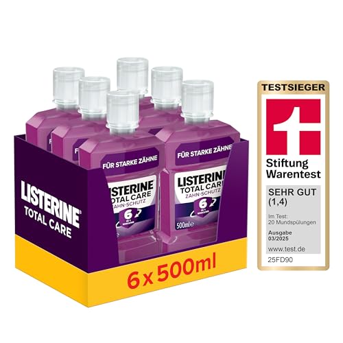(-33%) LISTERINE Total Care Zahn-Schutz Intensiv Mundspülung, 6 x 500 ml