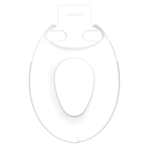 Ingenuity: ity by Ingenuity Flip & Sit Potty Seat (White) – Easy to Set Up & Remove Potty Training Seat That Attaches to Adult Toilet Seat