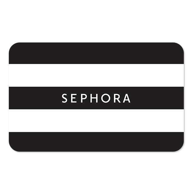 Sephora Black White Stripes eGift Card
